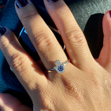 Load image into Gallery viewer, Hamsa ring & studs