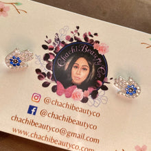 Load image into Gallery viewer, Hamsa ring & studs