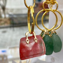 Load image into Gallery viewer, Stone Purse Keychain
