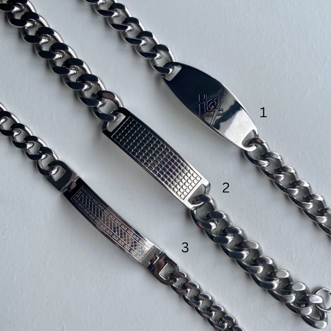 Tag Curb Chain bracelet